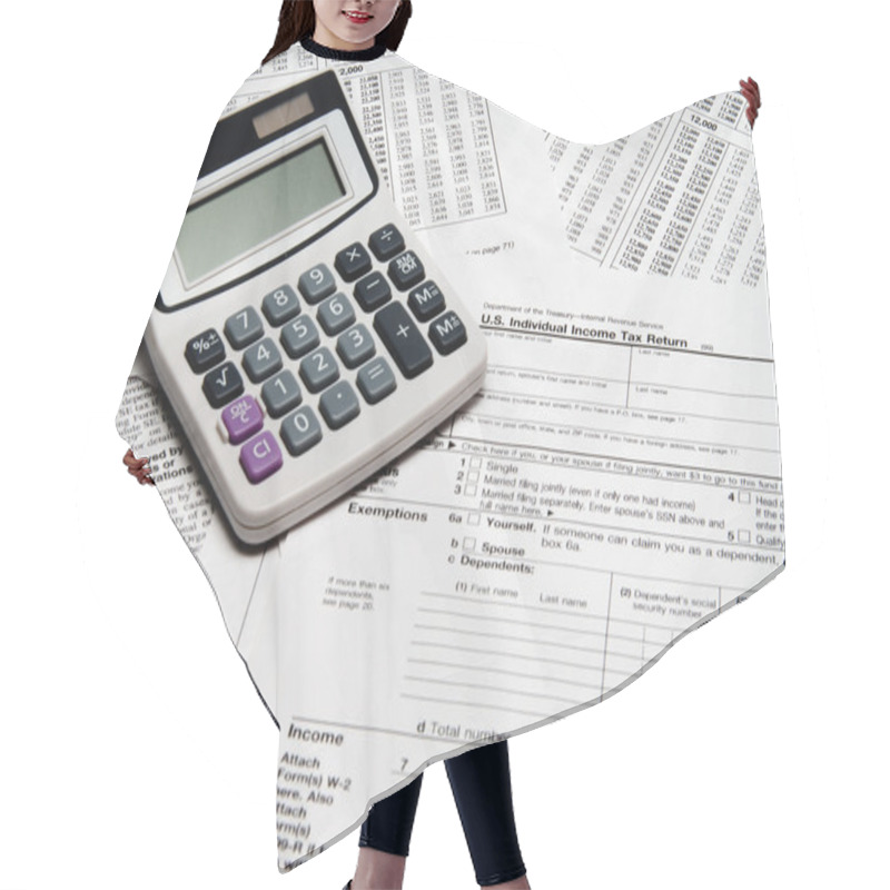 Personality  Tax Calculator Hair Cutting Cape