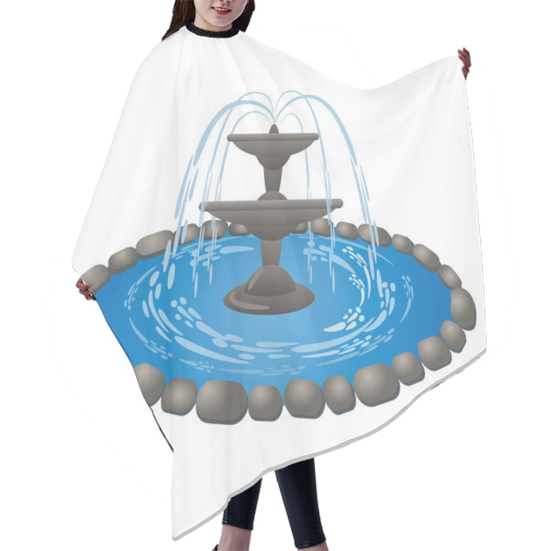 Personality  Fountain Hair Cutting Cape