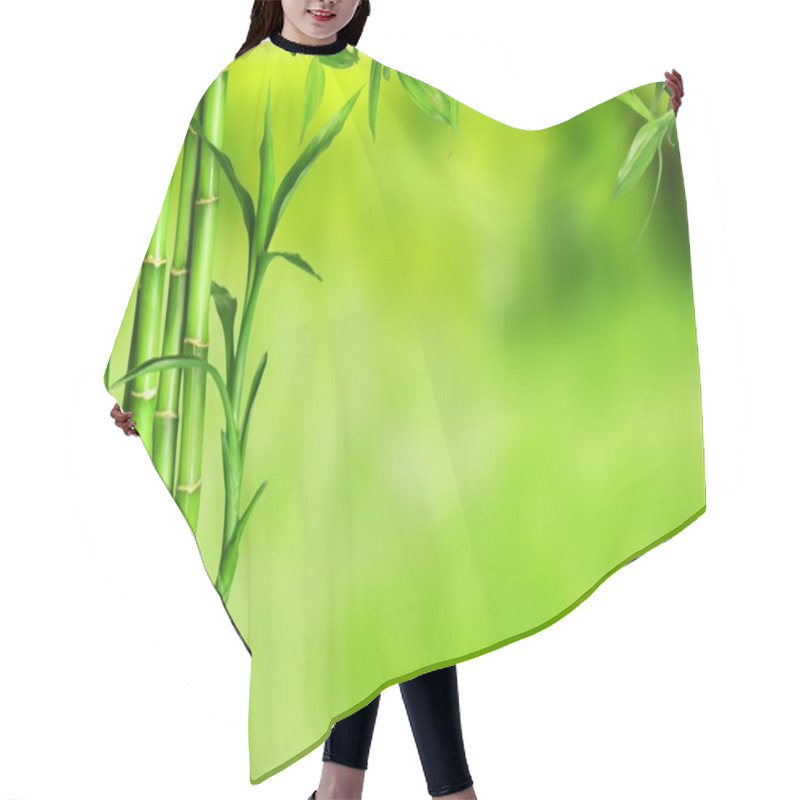 Personality  Many Bamboo Stalks  Hair Cutting Cape