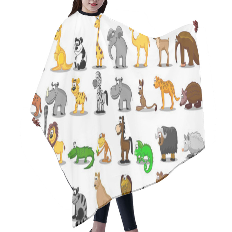 Personality  Extra Large Set Of Animals Hair Cutting Cape