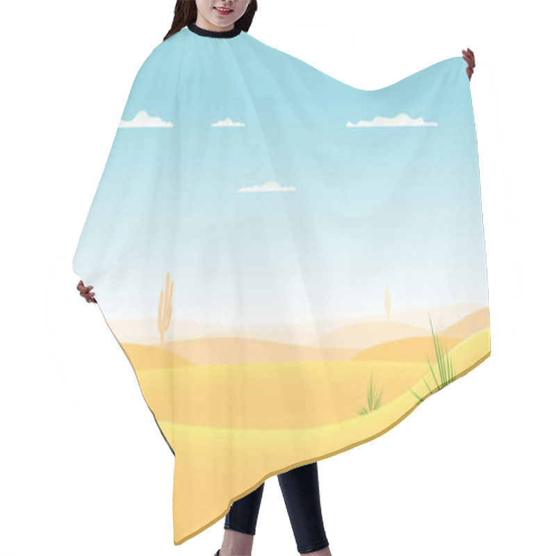 Personality  Deep Western Desert Hair Cutting Cape