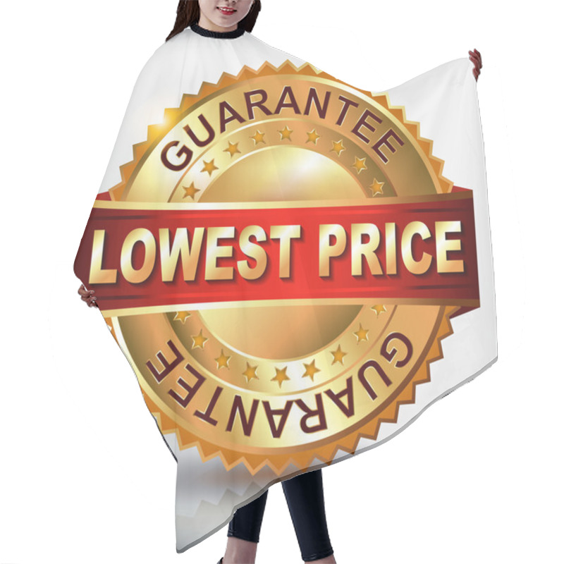 Personality  Lowest Price Guarantee Golden Label Hair Cutting Cape