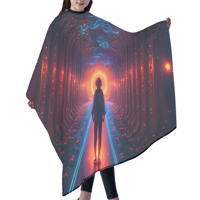 Personality  Interdimensional Travel And Parallel Universes, Illustration Hair Cutting Cape