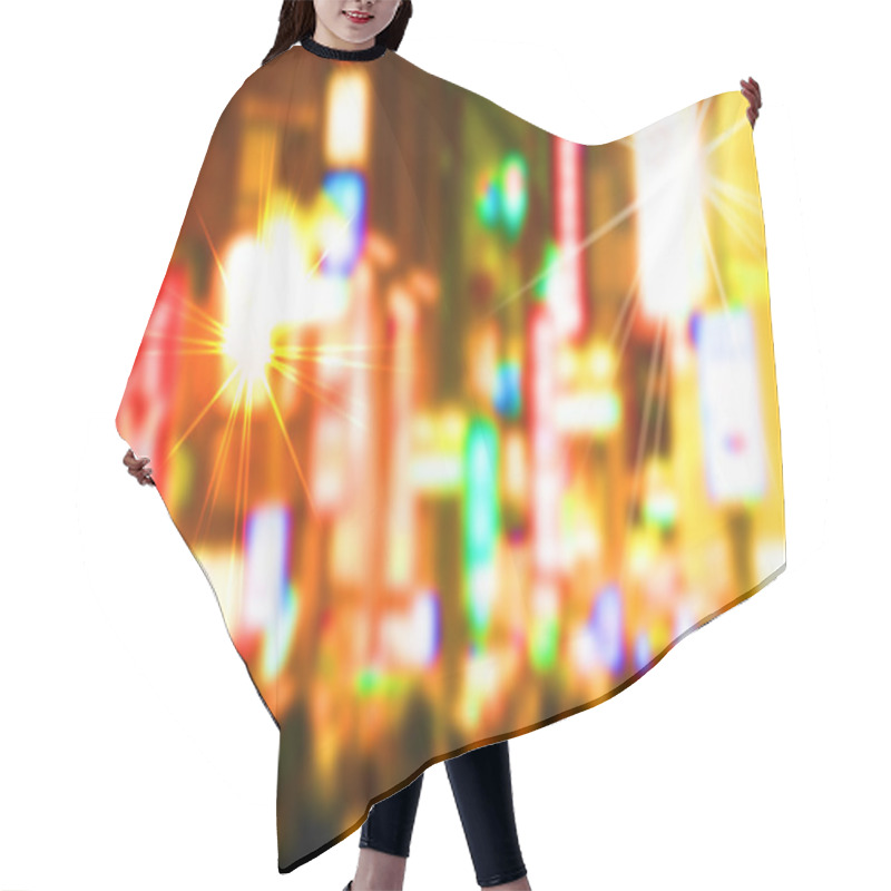 Personality  Tokyo Street Blur Hair Cutting Cape