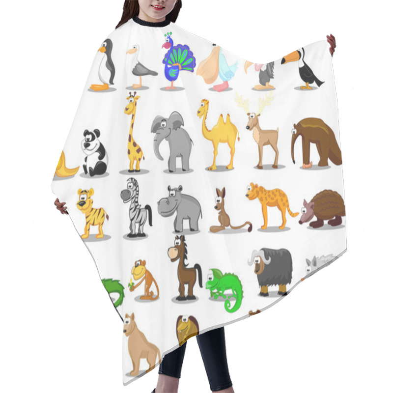 Personality  Extra Large Set Of Animals Hair Cutting Cape