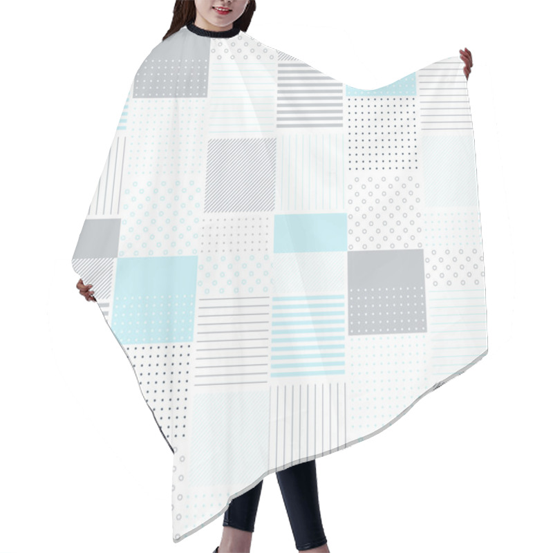 Personality  Subtle Geometric Background Hair Cutting Cape