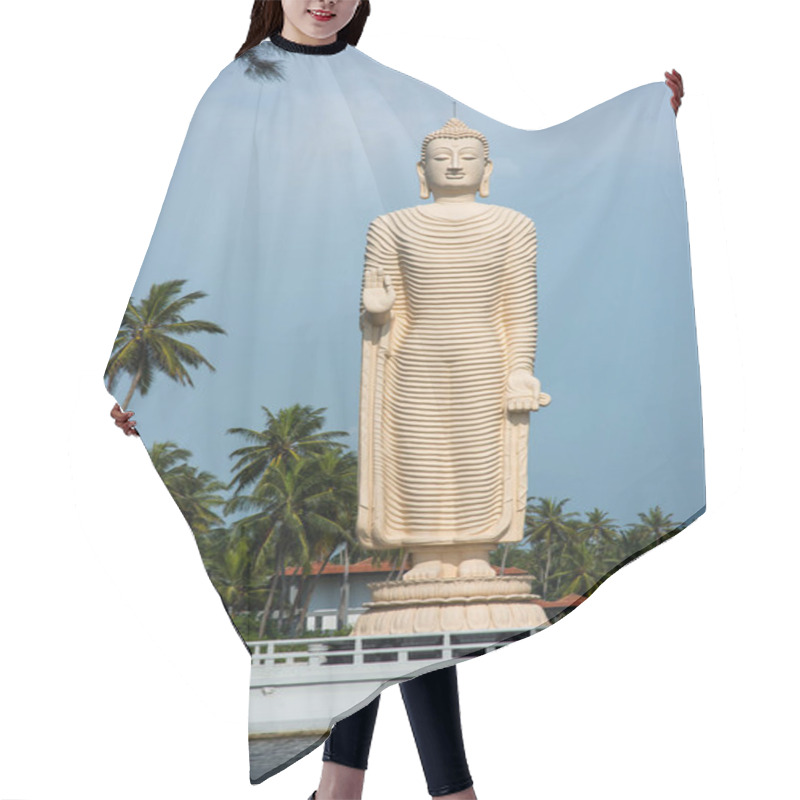 Personality  Buddha Statue Hair Cutting Cape