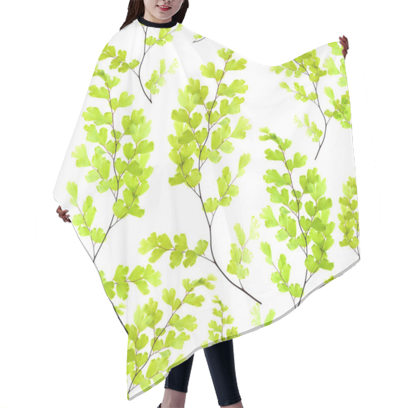 Personality  Maidenhair Fern Background Hair Cutting Cape