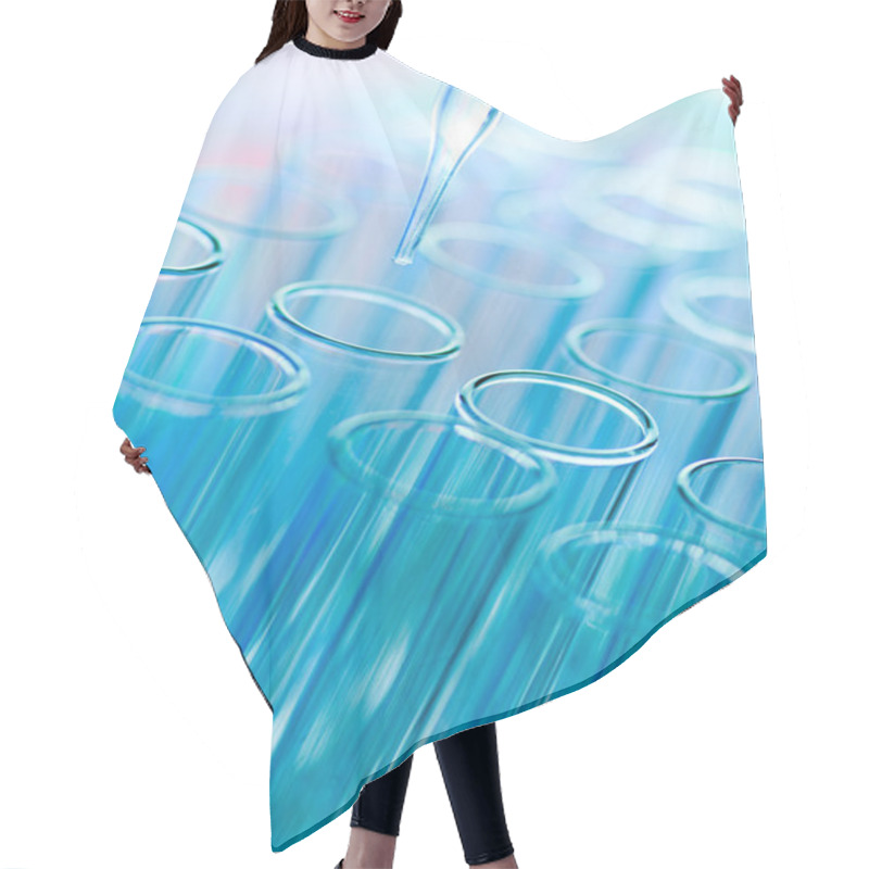 Personality  Laboratory Test Tubes Hair Cutting Cape