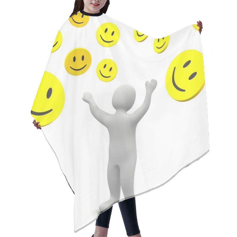 Personality  Raining Smiles Hair Cutting Cape