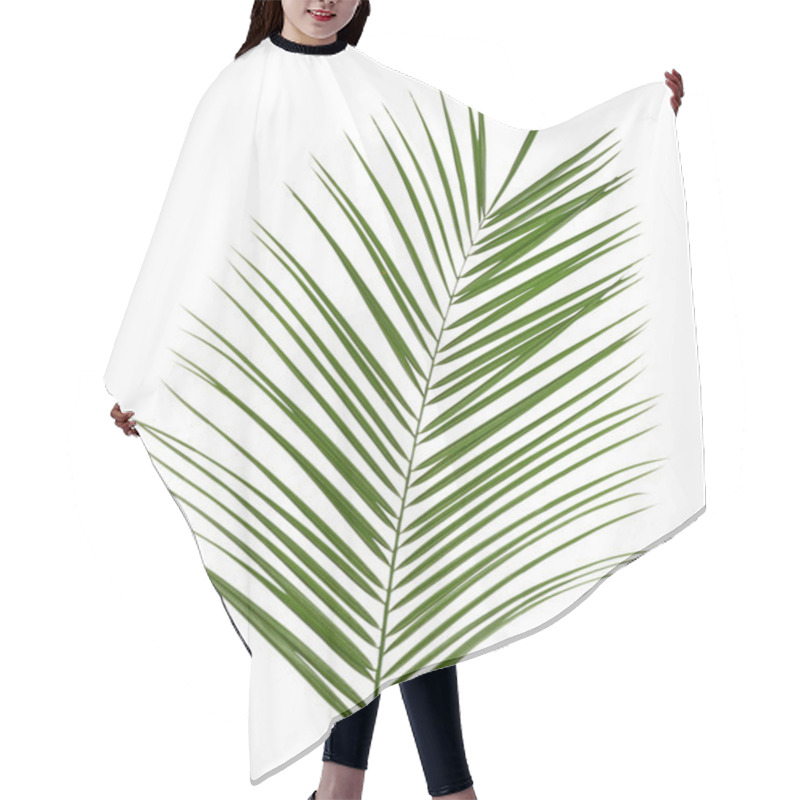 Personality  Beautiful Palm Leaf Hair Cutting Cape