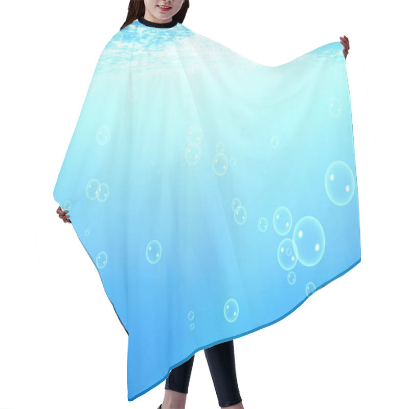 Personality  Underwater Scene Hair Cutting Cape