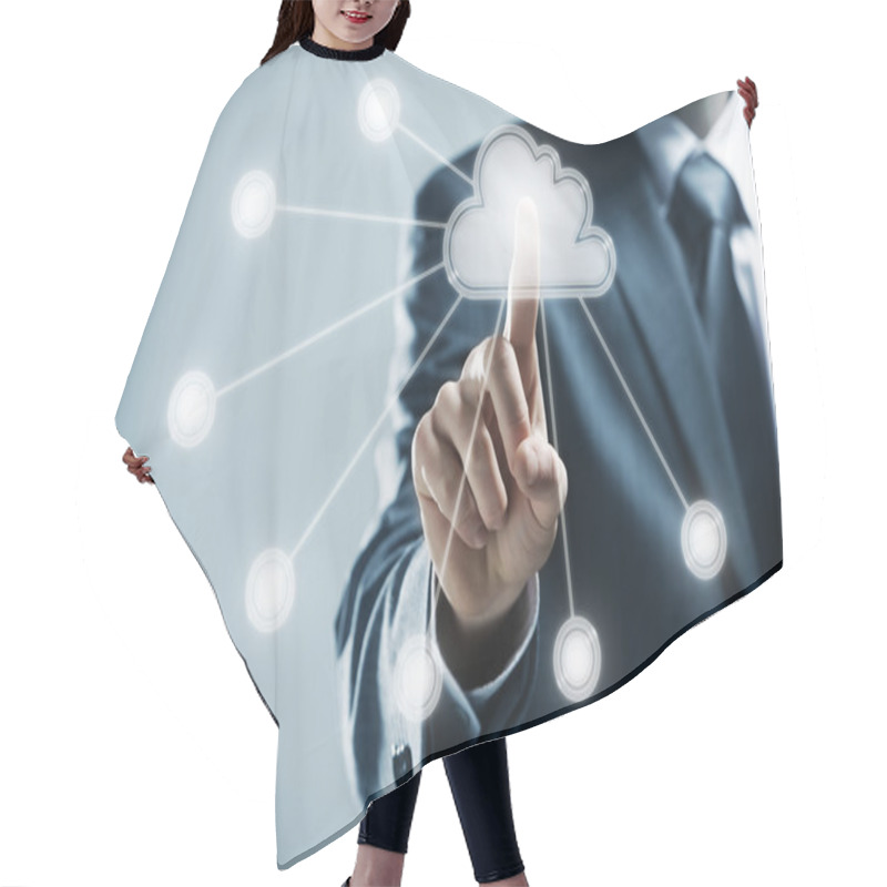 Personality  Cloud Computing Hair Cutting Cape