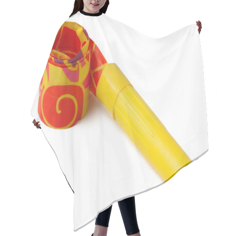 Personality  Yellow Whistle Hair Cutting Cape