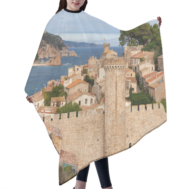 Personality  Tossa De Mar Medieval Town In Spain Hair Cutting Cape