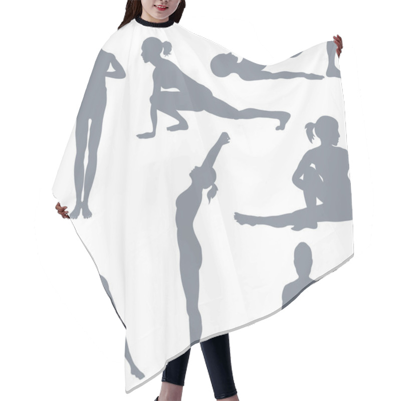 Personality  Yoga Postures Hair Cutting Cape