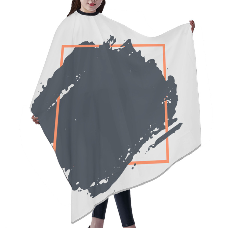 Personality  Abstract Handdrawn Background. Hair Cutting Cape