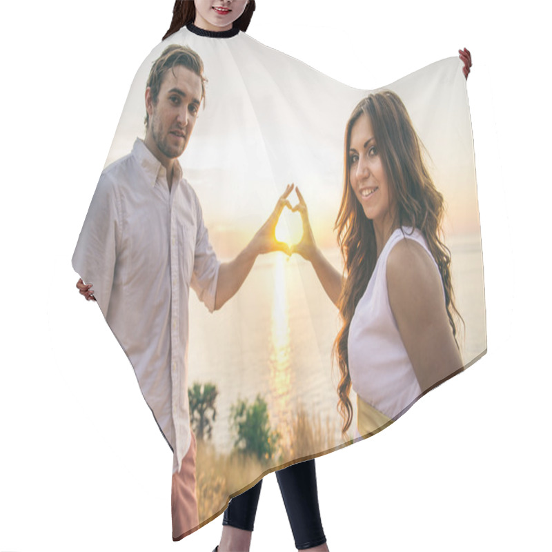 Personality  Romantic Couple Hair Cutting Cape