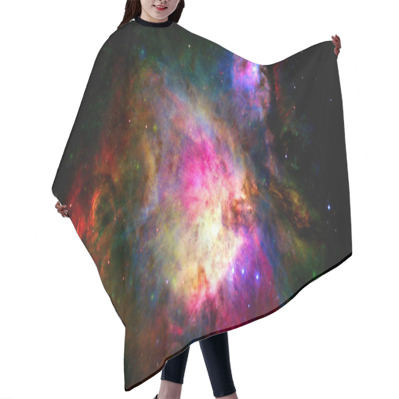 Personality  Galactic Background. Elements Of This Image Furnished By NASA. Hair Cutting Cape