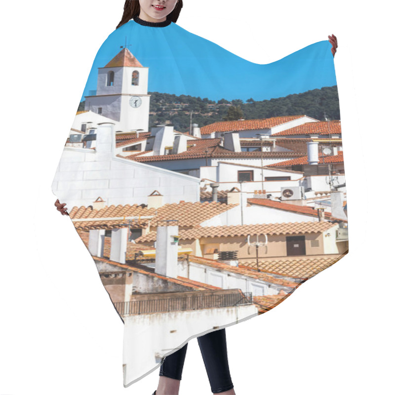 Personality  Beautiful Coastal Village Hair Cutting Cape