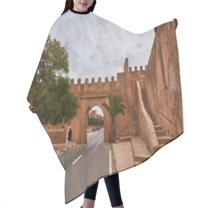 Personality  Fortress Wall In The City Of Taroudant Hair Cutting Cape