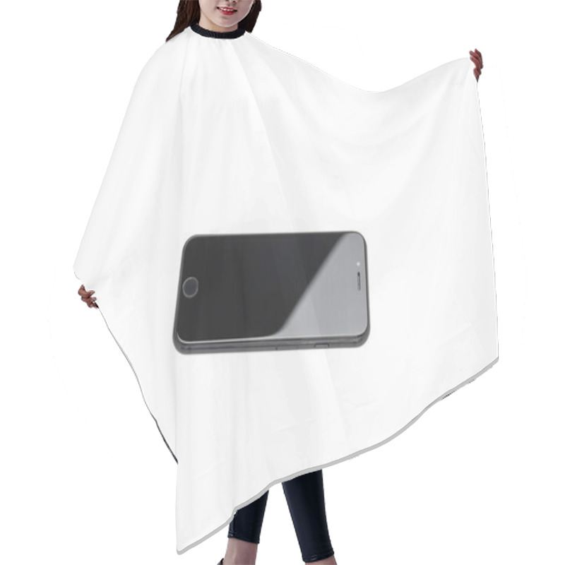 Personality  Smartphone With Blank Screen Hair Cutting Cape