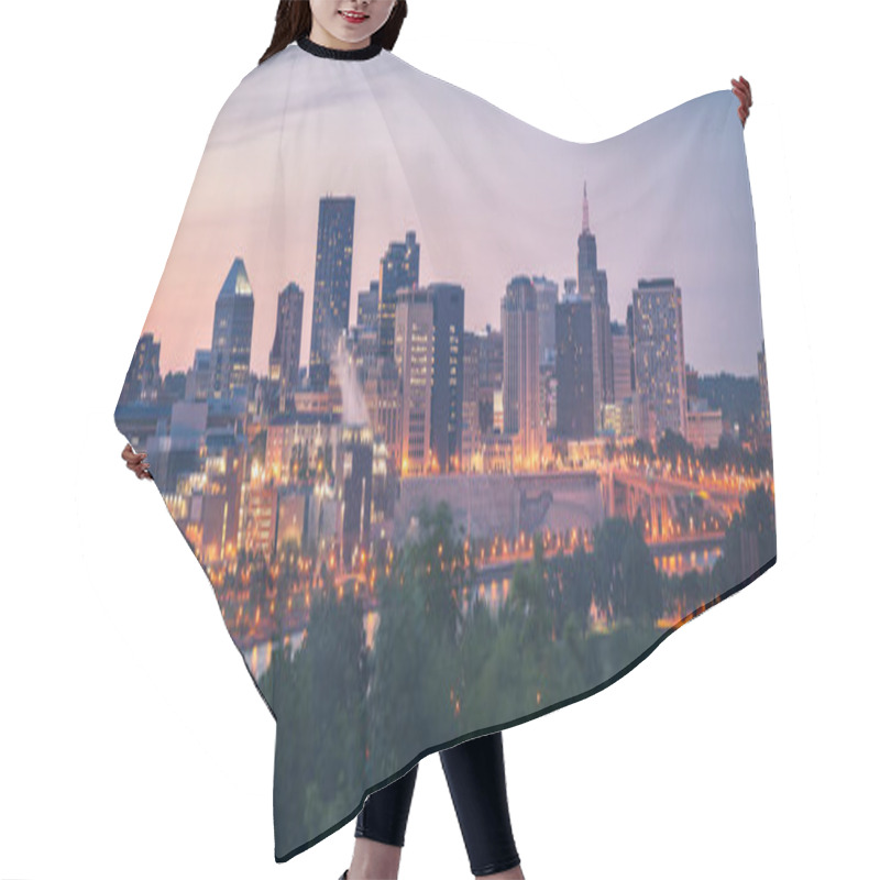 Personality  Panorama Of St. Paul. St. Paul, Minnesota, USA. Hair Cutting Cape