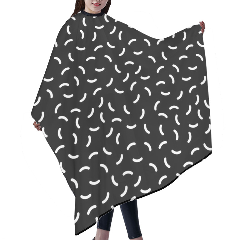 Personality  Retro Memphis Seamless Pattern  Hair Cutting Cape