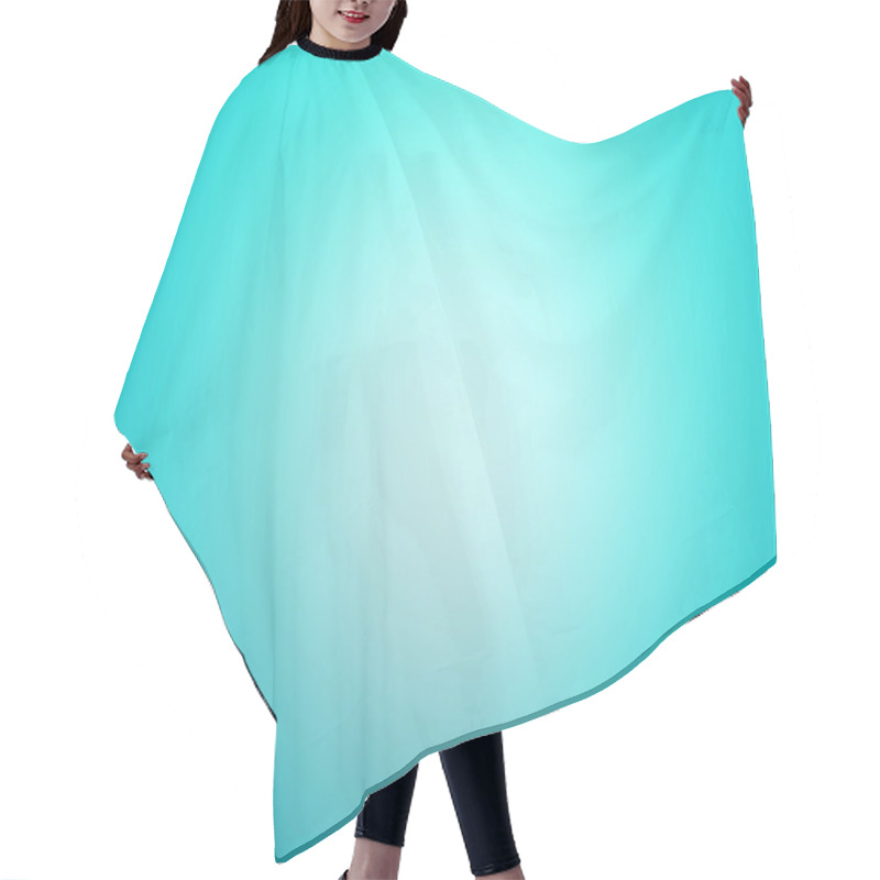 Personality  Garlic On Blue Background Hair Cutting Cape