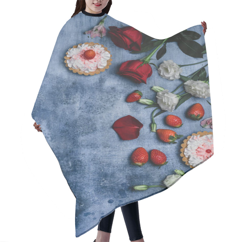 Personality  Flowers Hair Cutting Cape