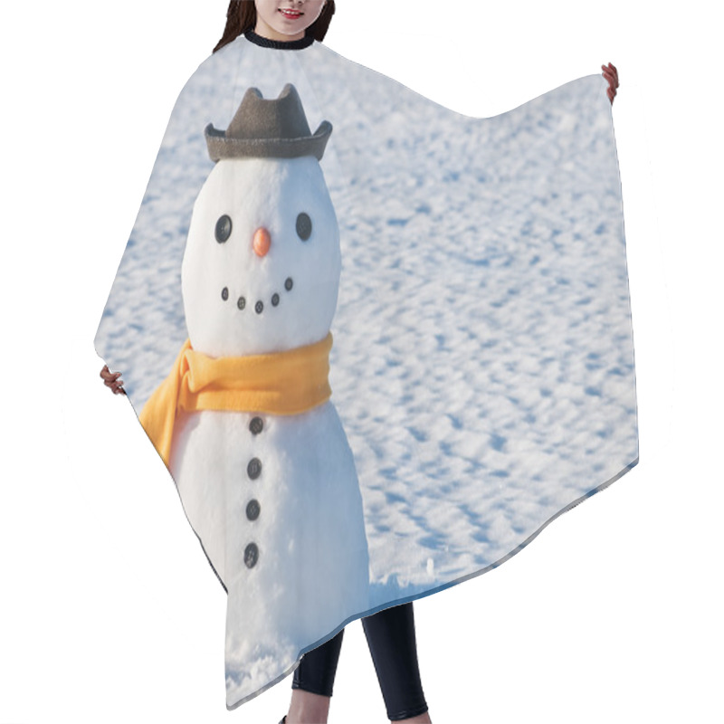 Personality  Snowman Hair Cutting Cape