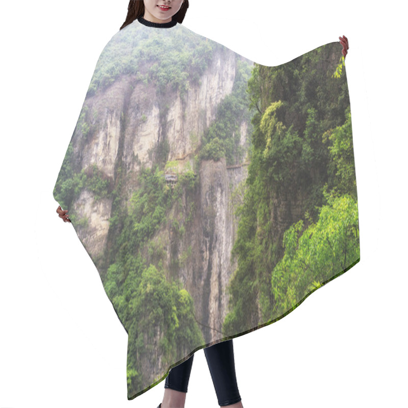 Personality  Zhangjiajie Grand Canyon Daxiagu Hair Cutting Cape