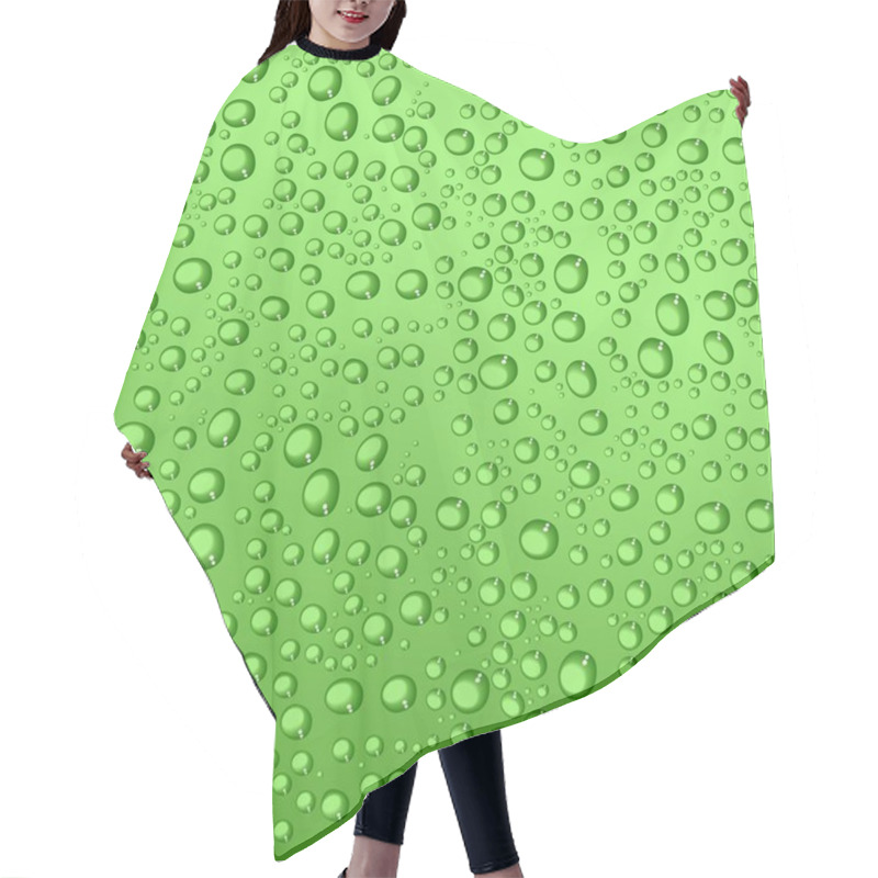 Personality  Waterdrop Background Hair Cutting Cape