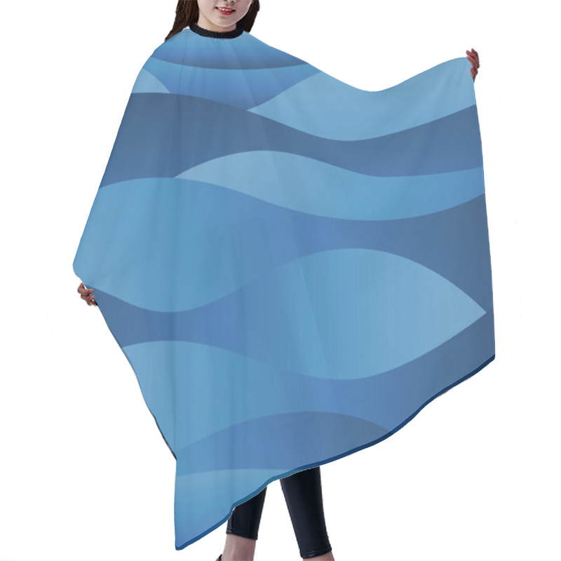 Personality  Ocean hair cutting cape