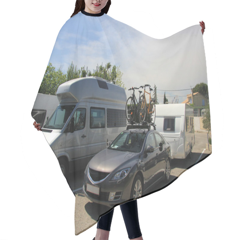 Personality  Car And Caravan Hair Cutting Cape