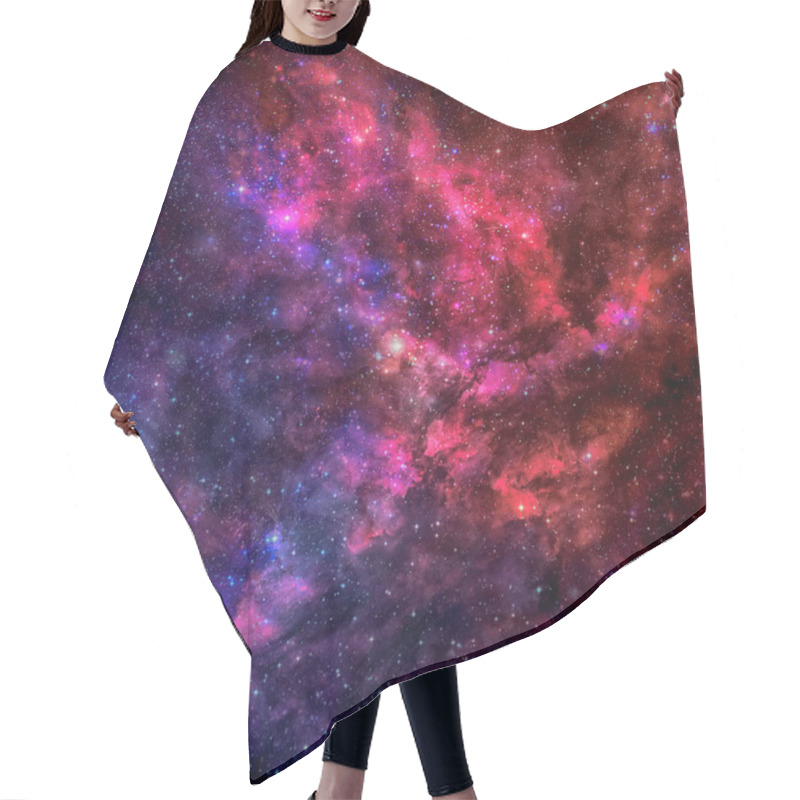 Personality  Beautiful Nebula, Stars And Galaxies. Hair Cutting Cape