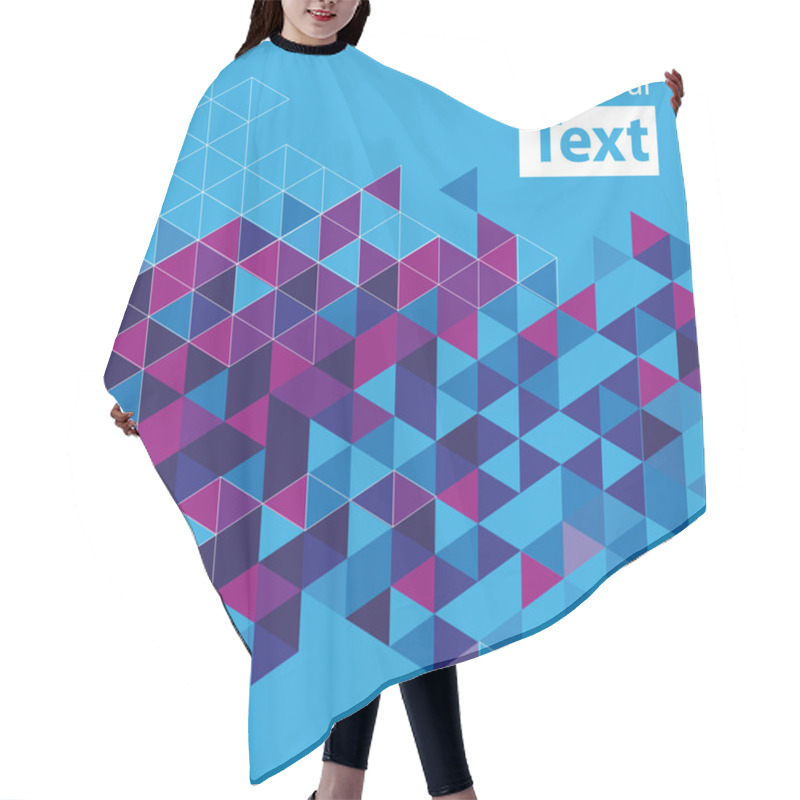 Personality  Abstract Mosaic Background Hair Cutting Cape