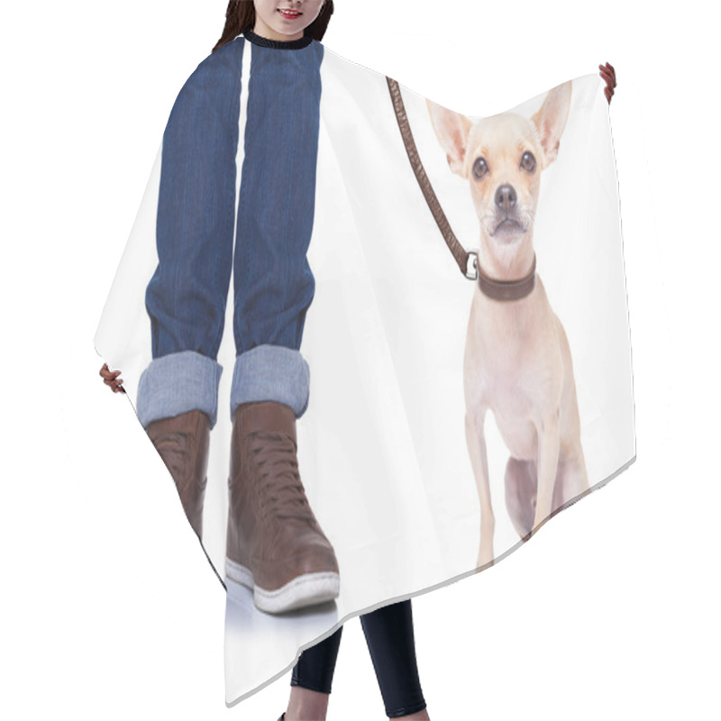 Personality  Dog And Owner Hair Cutting Cape