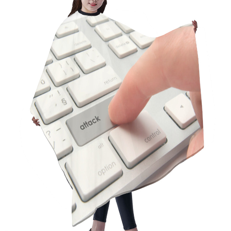 Personality  Cyber Attack Hair Cutting Cape