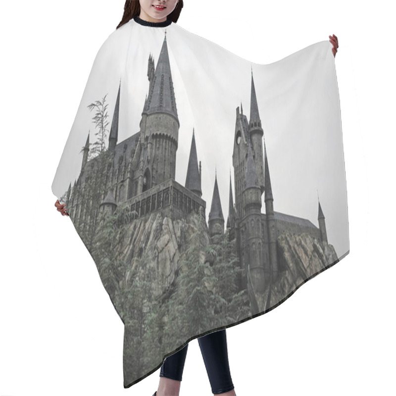 Personality  View Of The Gothic Castle In Prague Hair Cutting Cape