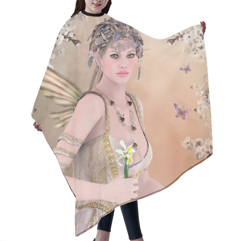 Personality  Spring Queen Hair Cutting Cape