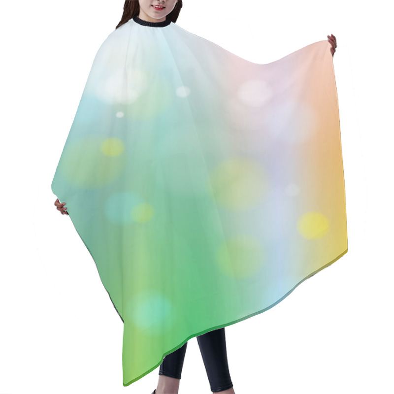 Personality  Spring Theme Abstract Background Hair Cutting Cape