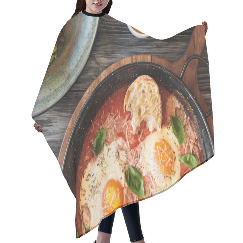 Personality  Breakfast With Eggs Hair Cutting Cape