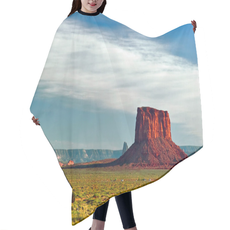 Personality  End Of Sunny Day In Monument Valley Hair Cutting Cape