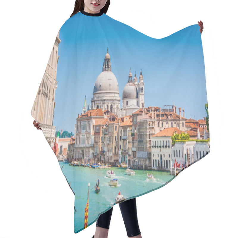 Personality  Canal Grande With Basilica Di Santa Maria Della Salute, Venice, Italy Hair Cutting Cape