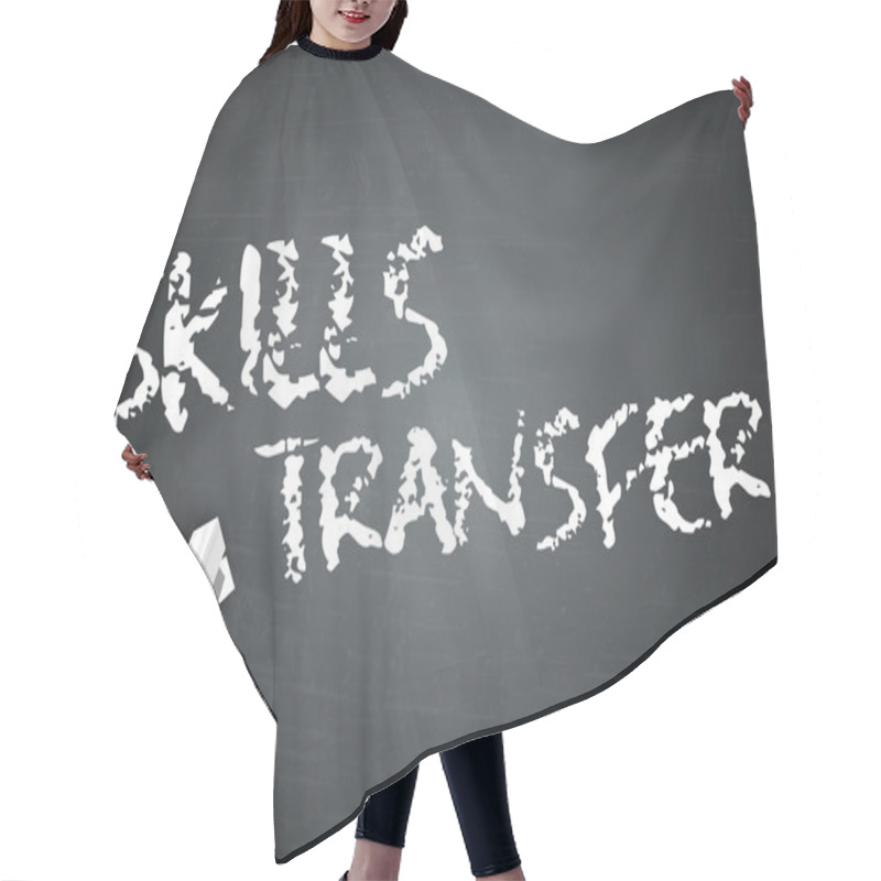 Personality  Blackboard Skills Transfer Hair Cutting Cape