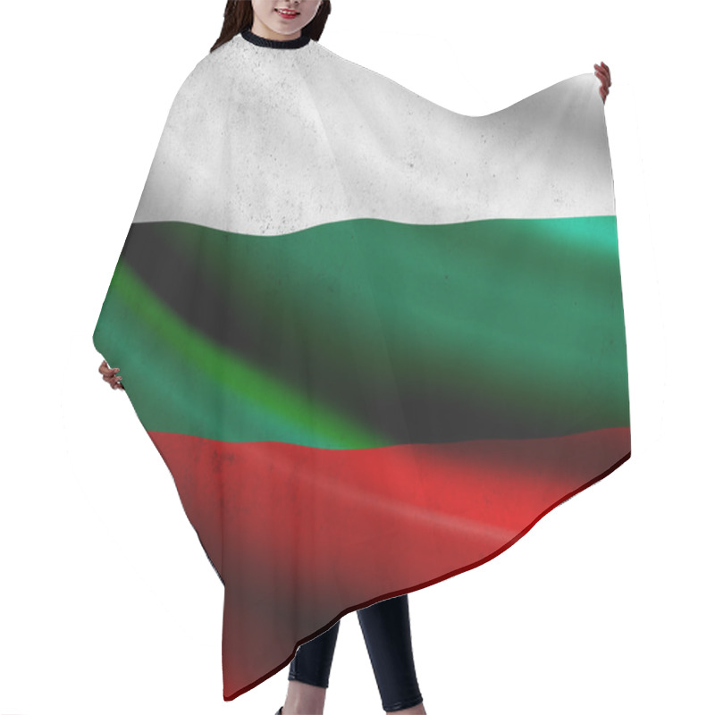 Personality  Grunge Bulgaria Flag Hair Cutting Cape