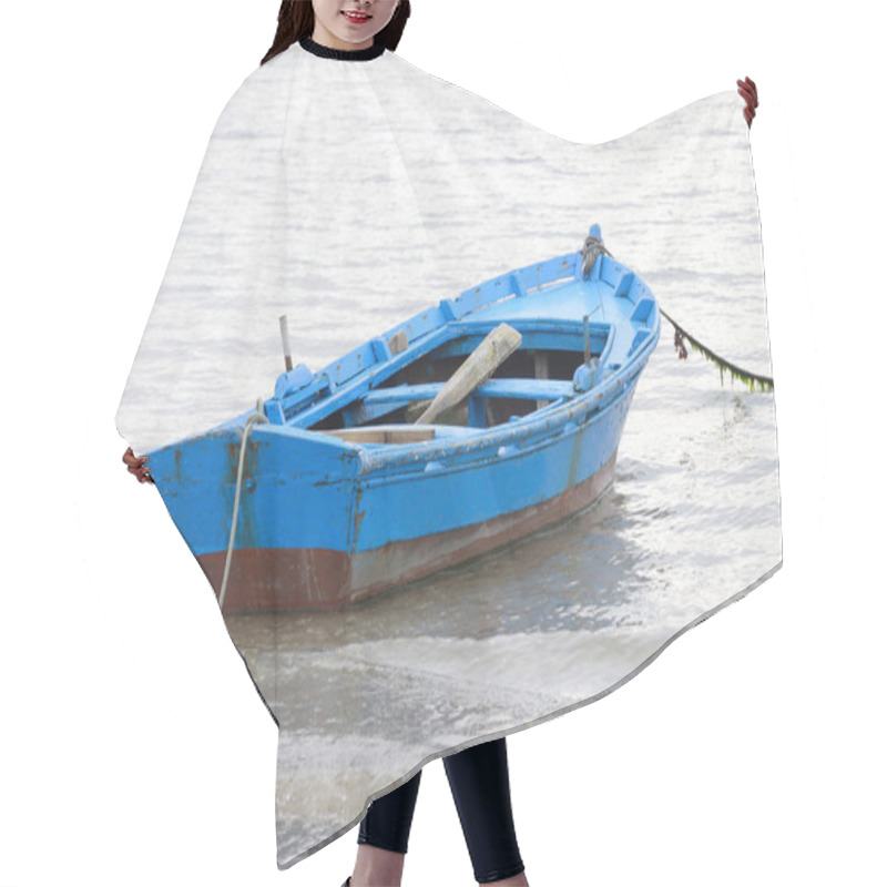 Personality  Fishing Boat On A Mooring Hair Cutting Cape