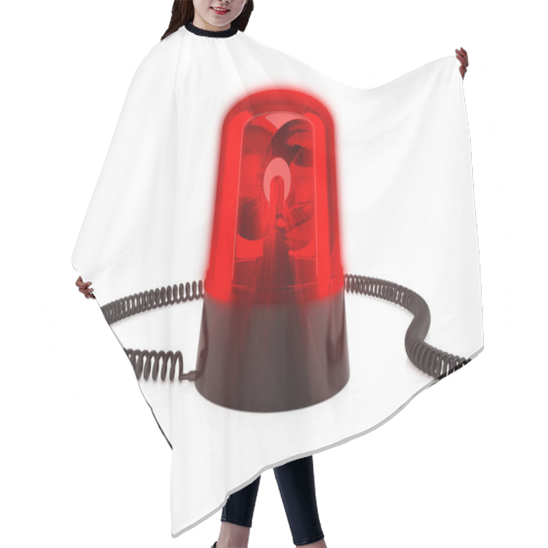 Personality  Red Flashing Light Hair Cutting Cape