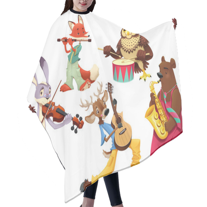 Personality  Musician Animals Hair Cutting Cape